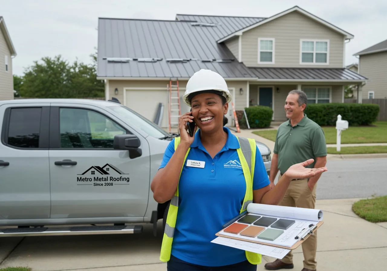 Storm Damage Metal Roof Repair in Macksburg, IA